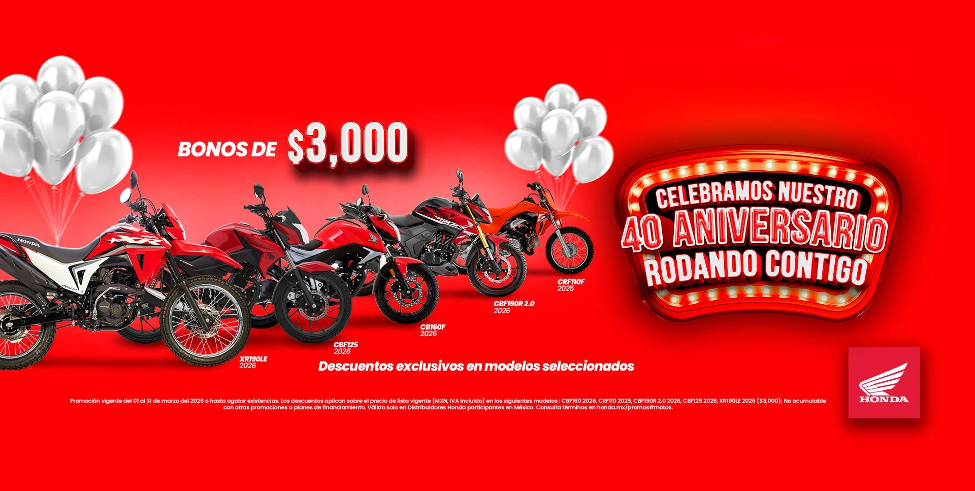 banner of HONDA ANIVERSARIO BONOS 3